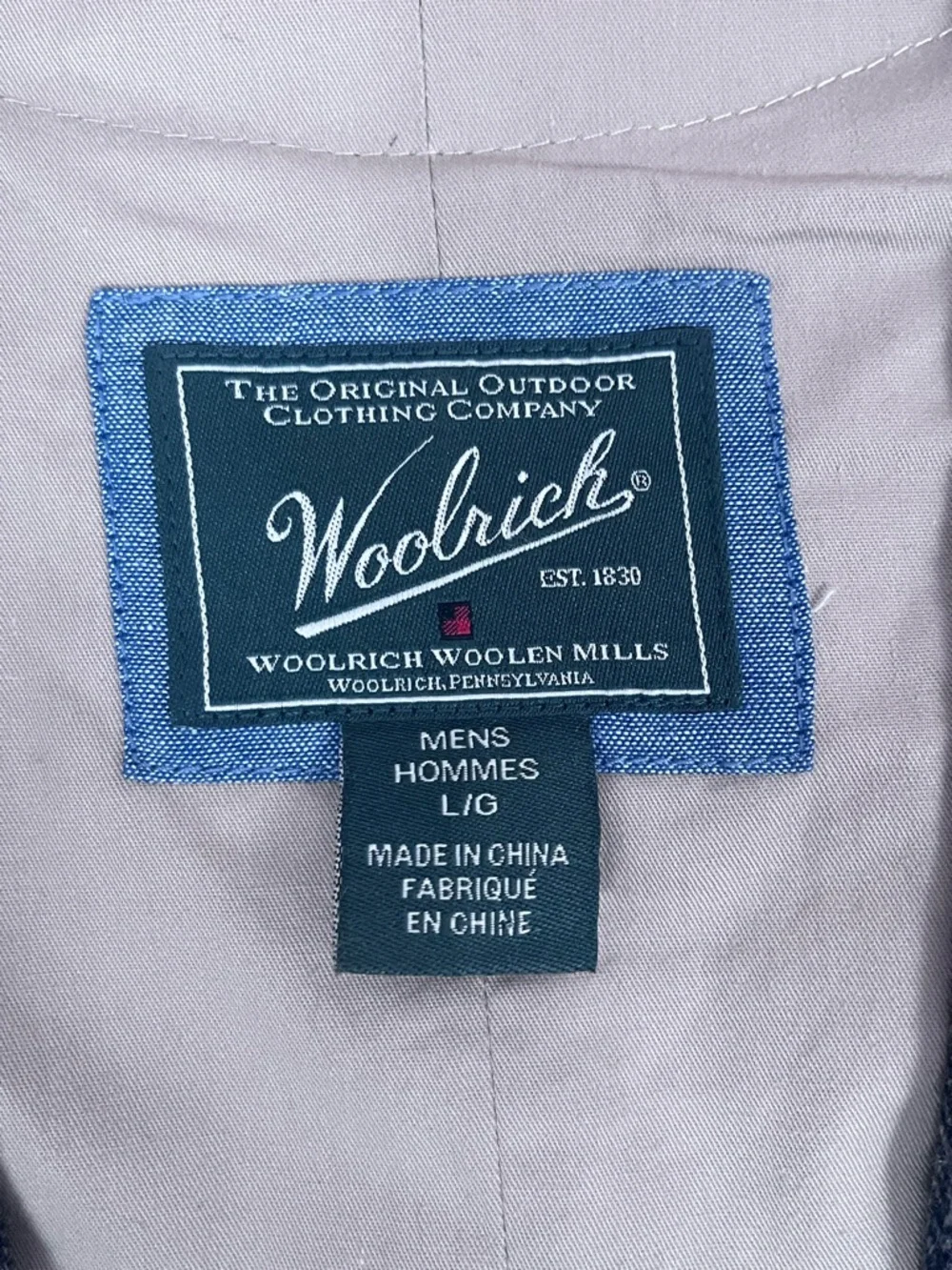 Woolrich Ruxton Herringbone Wool Vest Mens Large Grey Button Front Gentleman - Picture 4 of 7